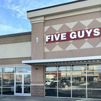 Five Guys - Exterior photograph of the Five Guys restaurant at 5060 East Second Street in Casper, Wyoming. - Burgers Near Me - Casper, Wyoming Five Guys - Exterior photograph of the Five Guys restaurant at 5060 East Second Street in Casper, Wyoming. - Burgers Near Me - Casper, Wyoming