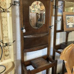 Antique and vintage hall trees