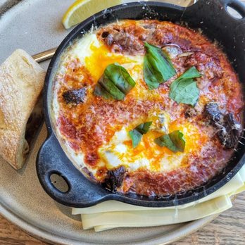 Apolonia - Steak and eggs in purgatory - Modern European Near Me - Chicago, Illinois