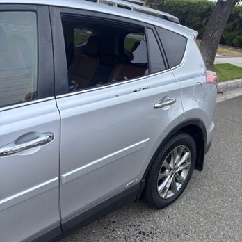 Super Fast Auto Glass - The Before, but after the smash and grab. - Windshield Installation & Repair Near Me Super Fast Auto Glass - The Before, but after the smash and grab. - Windshield Installation & Repair Near Me