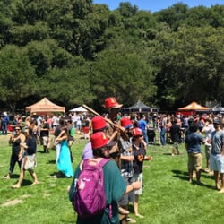 California Beer Festival - Fez's and statue man