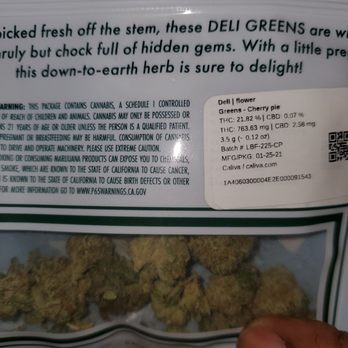 Caliva - Cherry Pie (Deli Greens by Caliva) - Cannabis Clinics Near Me - San Jose, California