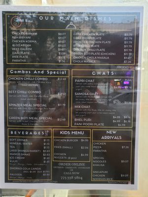 Menu photo 5 Spinzer Restaurant Chicago, IL