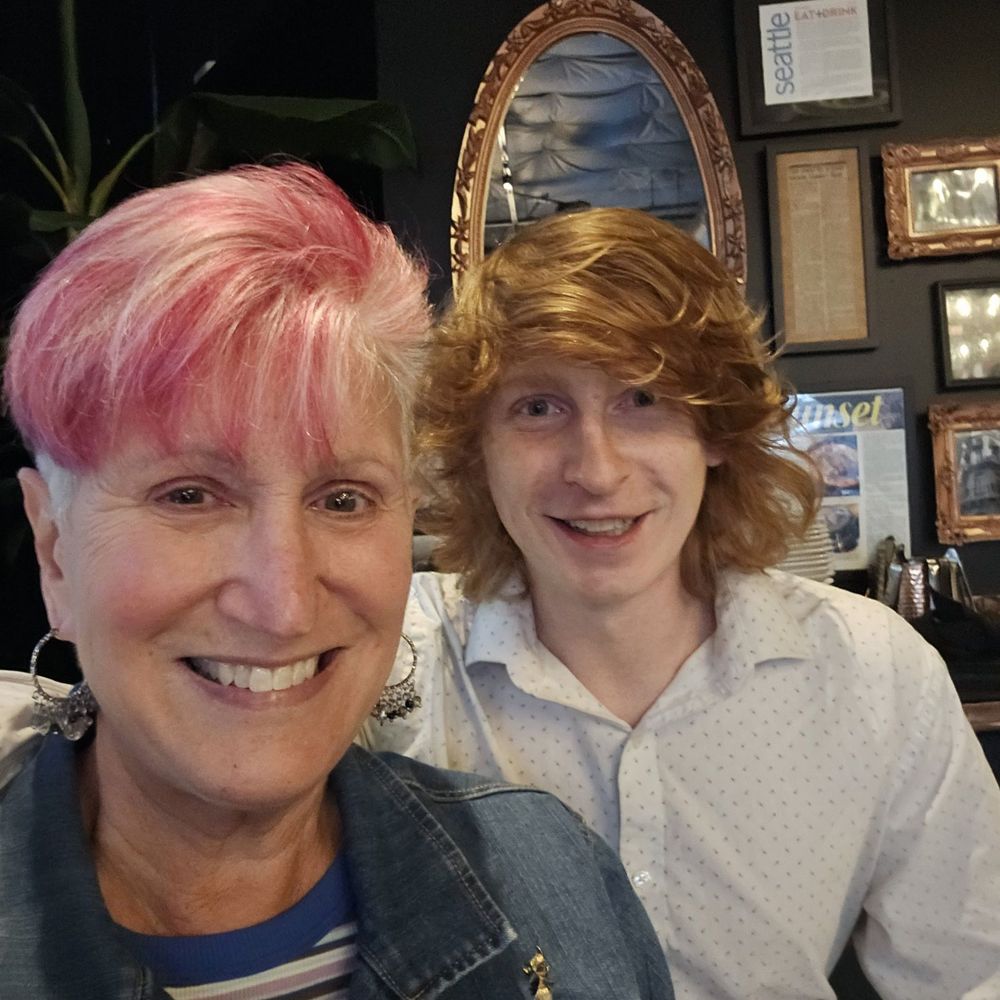 Phoenecia - With Jeffrey, waitperson extraordinaire - Pizza Near Me - Seattle, Washington