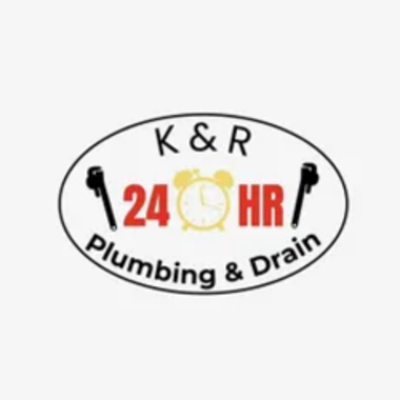 K&R 24 Hr Plumbing and Drain Logo