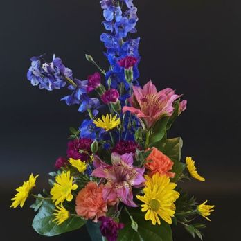 Foley's Florist & Gifts - Colorful flower arrangement in a gray bowl - Florists Near Me - Berea, Kentucky