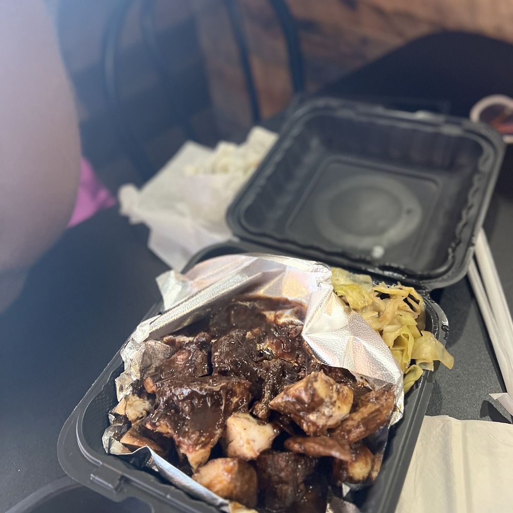 Ka'ribbean Fire - Jerk chicken with cabbage - Caribbean Near Me - La Plata, Maryland Ka'ribbean Fire - Jerk chicken with cabbage - Caribbean Near Me - La Plata, Maryland