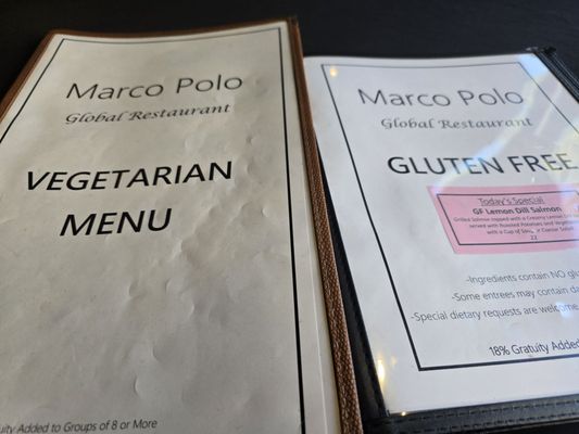 Menu photo 1 Marco Polo Global Restaurant Salem, OR