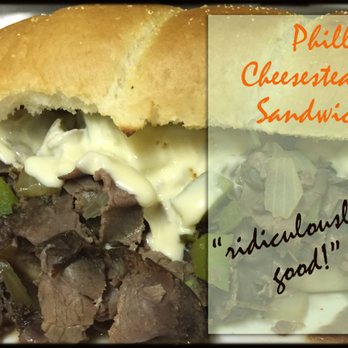 Van's 1885 Bar & Grill - Philly Cheesesteak Sandwich!! YUM!! - Burgers Near Me - Naches, Washington
