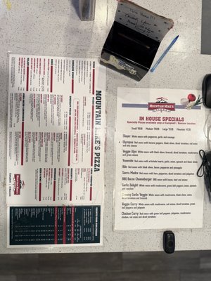 Menu photo 1 Mountain Mike's Pizza Campbell, CA