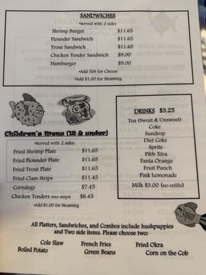 Menu photo 2 Something Fishy Seafood Restaurant Wilmington, NC