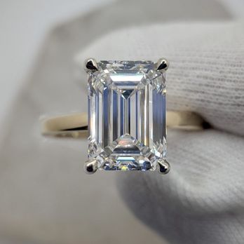 Kulli Atelier - Euro Shank, 4.20 Carat emerald in 14K Yellow Gold - Jewelry Near Me - Louisville, Kentucky Kulli Atelier - Euro Shank, 4.20 Carat emerald in 14K Yellow Gold - Jewelry Near Me - Louisville, Kentucky