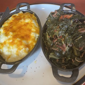Blvd Bistro - Cheese Grits and Smoked Turkey Collard Greens - American Near Me - New York, New York Blvd Bistro - Cheese Grits and Smoked Turkey Collard Greens - American Near Me - New York, New York
