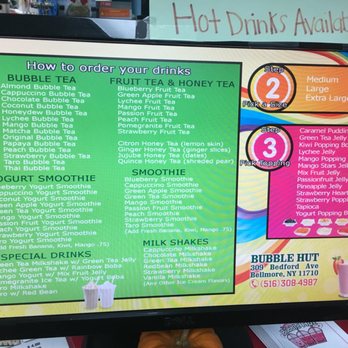 Bubble Hut - Bubble tea menu - Bubble Tea Near Me - Bellmore, New York Bubble Hut - Bubble tea menu - Bubble Tea Near Me - Bellmore, New York
