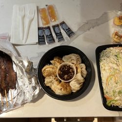 China Wok - 17. Beef on the Stick 5. Dumplings 45. Chicken Mei Fun