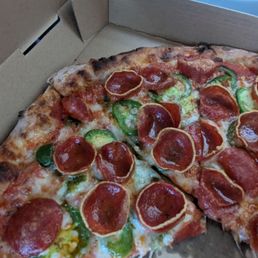 Pepperoni, Jalapeno Pizza. This won't make it back home...lol Pepperoni, Jalapeno Pizza. This won't make it back home...lol