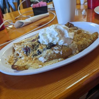 AM Cafe - Blueberry crepe - Breakfast & Brunch Near Me - Lancaster, California