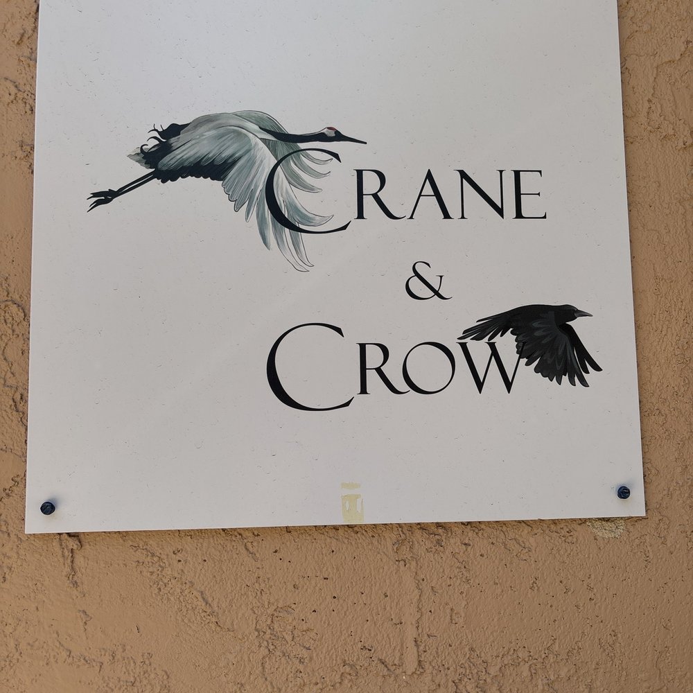 Crane and Crow Gallery - Sign - Art Galleries Near Me - Scottsdale, Arizona Crane and Crow Gallery - Sign - Art Galleries Near Me - Scottsdale, Arizona