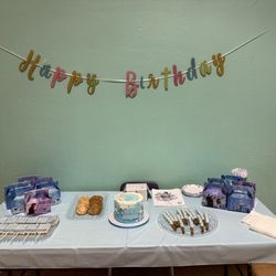 The Little Gym - dessert table prepared by staff