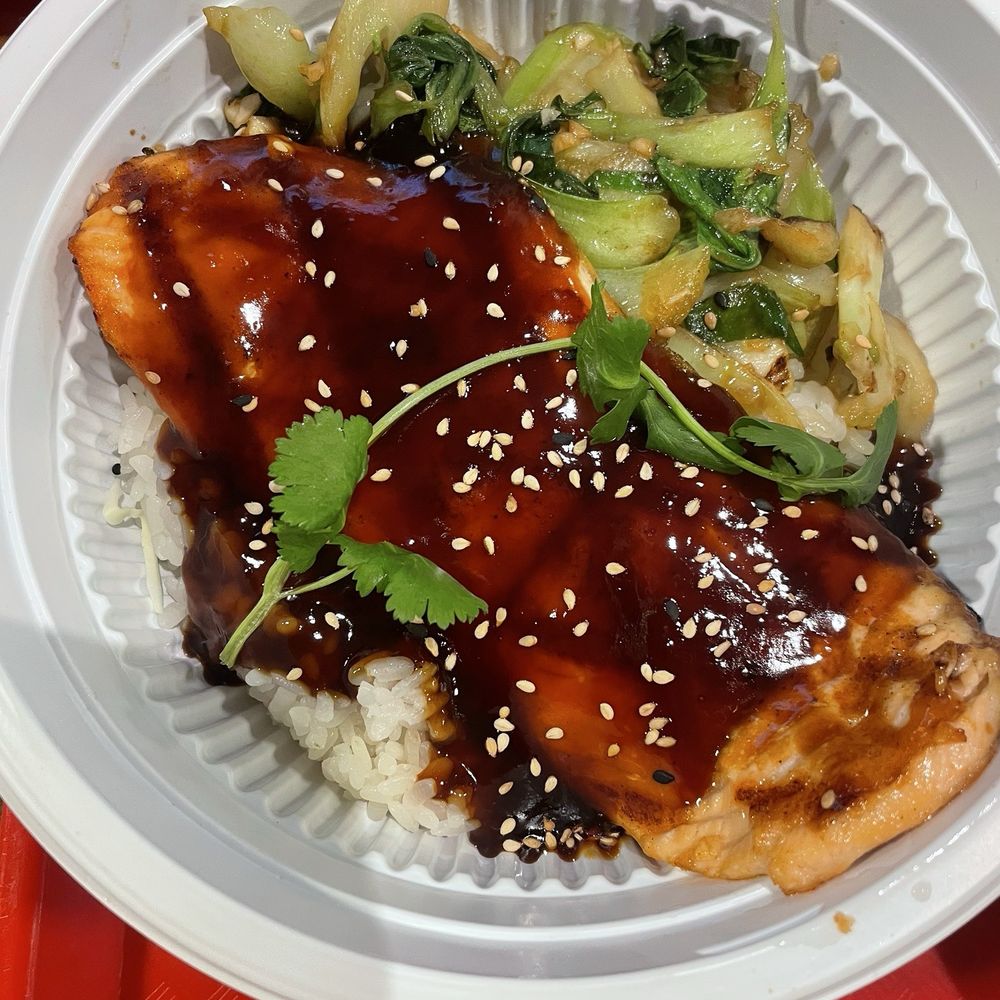 Salmon bowl