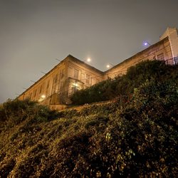 Alcatraz Island - Main building at night