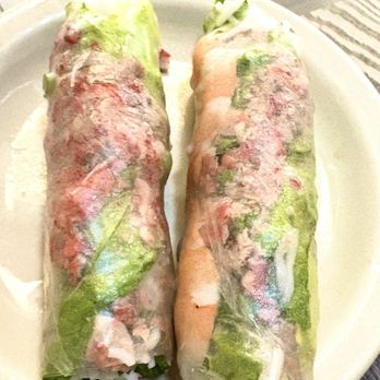 Pho Kien Giang - Spring Rolls with shrimp and roast pork - good but smaller than I usually have. - Vietnamese Near Me - Pinellas Park, Florida Pho Kien Giang - Spring Rolls with shrimp and roast pork - good but smaller than I usually have. - Vietnamese Near Me - Pinellas Park, Florida