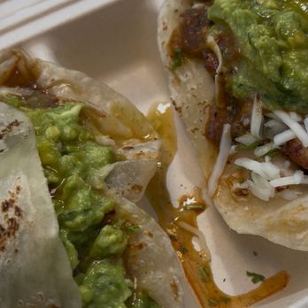 Baqba Mexican Grill - Chicken taco one of my favorites and a juicy barbacoa - New Mexican Cuisine Near Me - Pomona, California