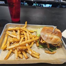 Tilt - Tilt Burger, with fries.