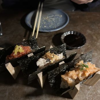 kodo - Hand roll trio - Cocktail Bars Near Me - Los Angeles, California kodo - Hand roll trio - Cocktail Bars Near Me - Los Angeles, California