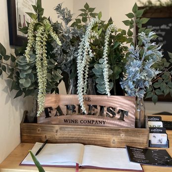 The Fableist Wine - Cute decor - Wineries Near Me - Templeton, California