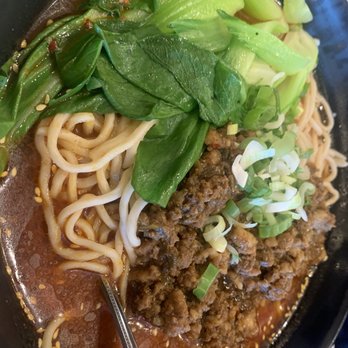 Little Chengdu - Zhongqing spicy noodle soup with pork - Szechuan Near Me - Millbrae, California Little Chengdu - Zhongqing spicy noodle soup with pork - Szechuan Near Me - Millbrae, California