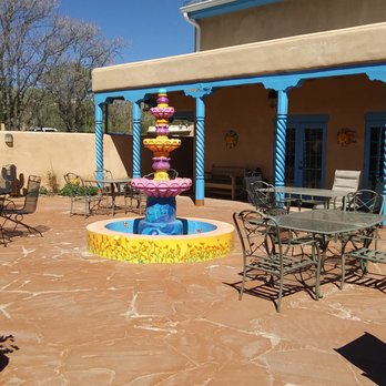 Casa Benavides Inn - fountain in another courtyard - Bed & Breakfast Near Me - Taos, New Mexico