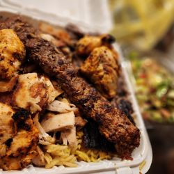 Cozmo One - Adana mega mix! Wow Adana , Chicken shishtavuk , Doner , Chicken Doner ! Over an amazing yellow rice!