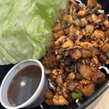 Pei Wei Asian Kitchen - Signature Chicken Lettuce Wraps - Chinese Near Me - Denton, Texas Pei Wei Asian Kitchen - Signature Chicken Lettuce Wraps - Chinese Near Me - Denton, Texas