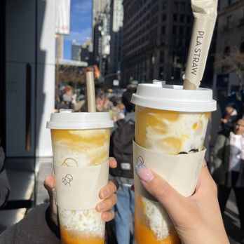 Heytea - Mango coconut sago - Bubble Tea Near Me - New York, New York Heytea - Mango coconut sago - Bubble Tea Near Me - New York, New York