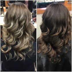 Beauty Bar & Salon - I always go from light to dark and dark to light :) Both colors were by Elizabeth.