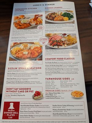 Menu photo 2 Bob Evans Rio Grande, OH Menu photo 2 Bob Evans Rio Grande, OH