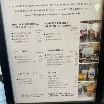 Mini Monster Cafe - Bubble Tea Near Me - Anaheim, California