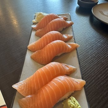 Sushi Ninja - salmon Nigiri (sake) - Japanese Near Me - Vancouver, Washington Sushi Ninja - salmon Nigiri (sake) - Japanese Near Me - Vancouver, Washington