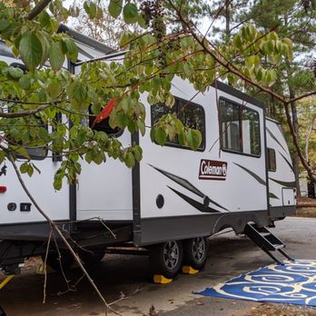 Don Carter State Park - Plenty of room for your slides without large trees in the way. - Campgrounds Near Me - Gainesville, Georgia