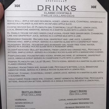 Apothecary Lounge - Lounges Near Me - Albuquerque, New Mexico