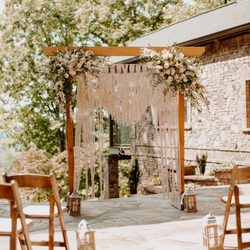 Carol's Floral Creations - Floral arbor decor