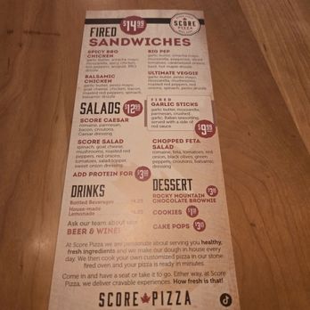Score Pizza - Pizza Near Me - Niagara Falls, Ontario