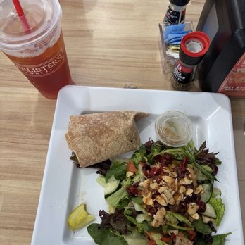 McAlister's Deli - Half McAlister's Club Wrap and Half Savannah Chopped Salad - Delis Near Me - Dallas, Texas