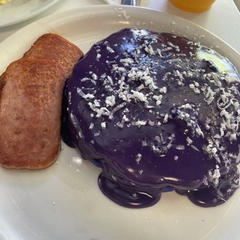 Aloha Stacks - Ube Coconut Pancake - Pancakes Near Me - Cerritos, California Aloha Stacks - Ube Coconut Pancake - Pancakes Near Me - Cerritos, California