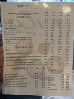 Menu photo 1 Dova Cafe Ontario, CA Menu photo 1 Dova Cafe Ontario, CA