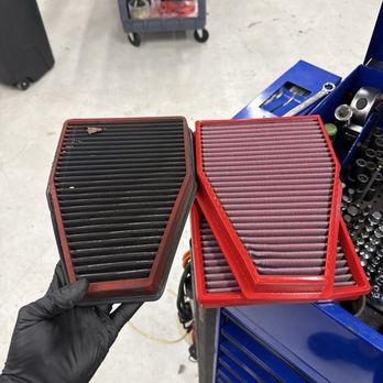 MPI Auto Service - Old vs New BMC Air Filter - Tires Near Me - Miami, Florida