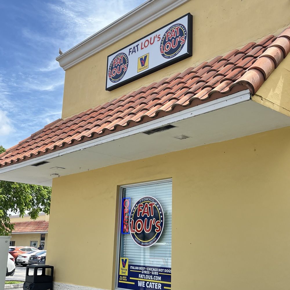 Fat Lou’s - Side of the building - Hot Dogs Near Me - Plantation, Florida