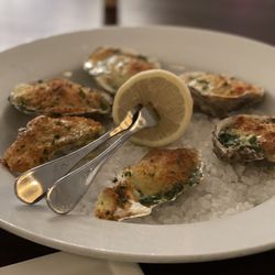 Bentley's Restaurant - Oysters Bentley. Phenomenal!
