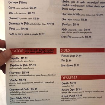 Senora Arepa - Menu back - Venezuelan Near Me - Louisville, Kentucky Senora Arepa - Menu back - Venezuelan Near Me - Louisville, Kentucky